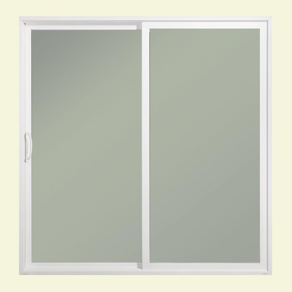 JELD WEN 72 In X 80 In Premium Atlantic White Painted Aluminum Left