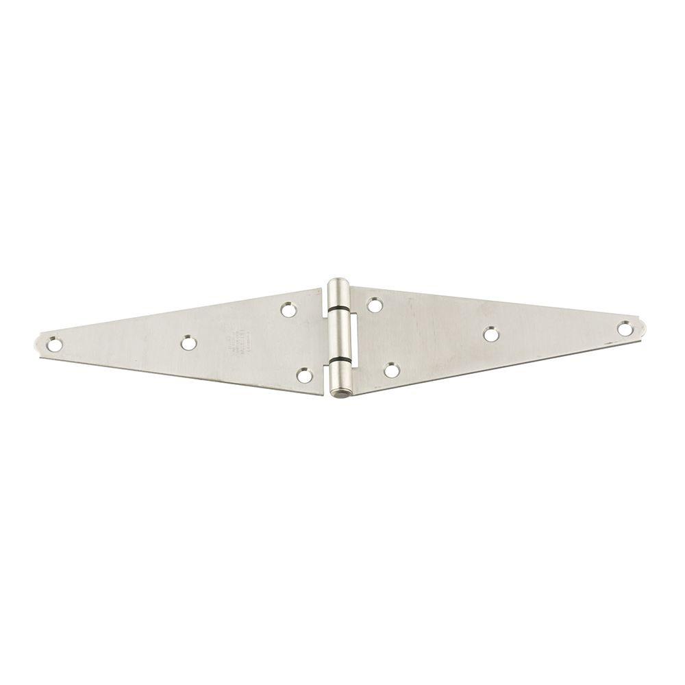 Stanley National Hardware In Stainless Steel Heavy Strap Hinge Cd