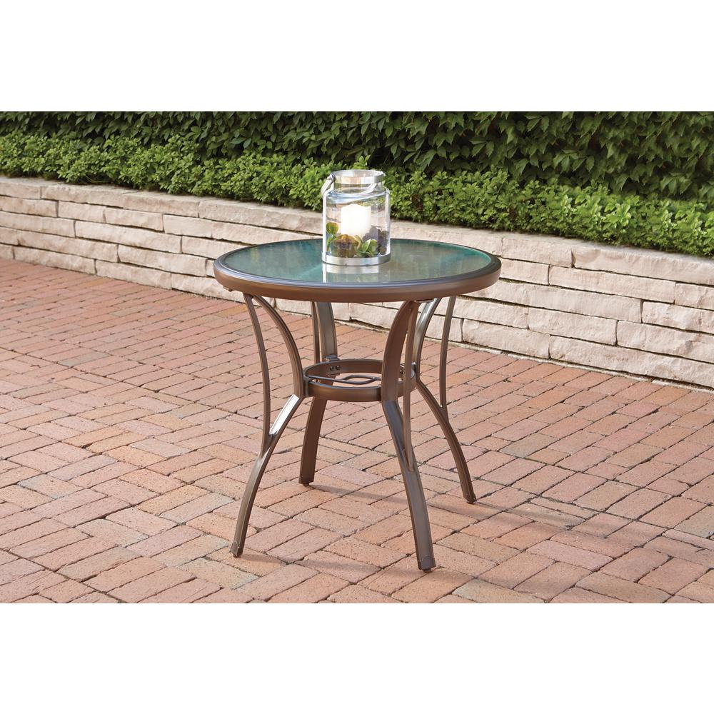 Hampton Bay Mix And Match Square Metal Outdoor Side Table Fts00499 The Home Depot