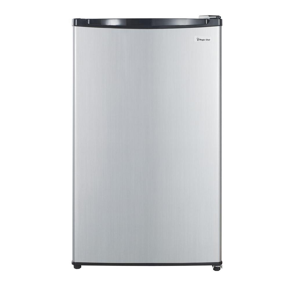 Magic Chef Cu Ft Mini Refrigerator In Stainless Look Energy Star