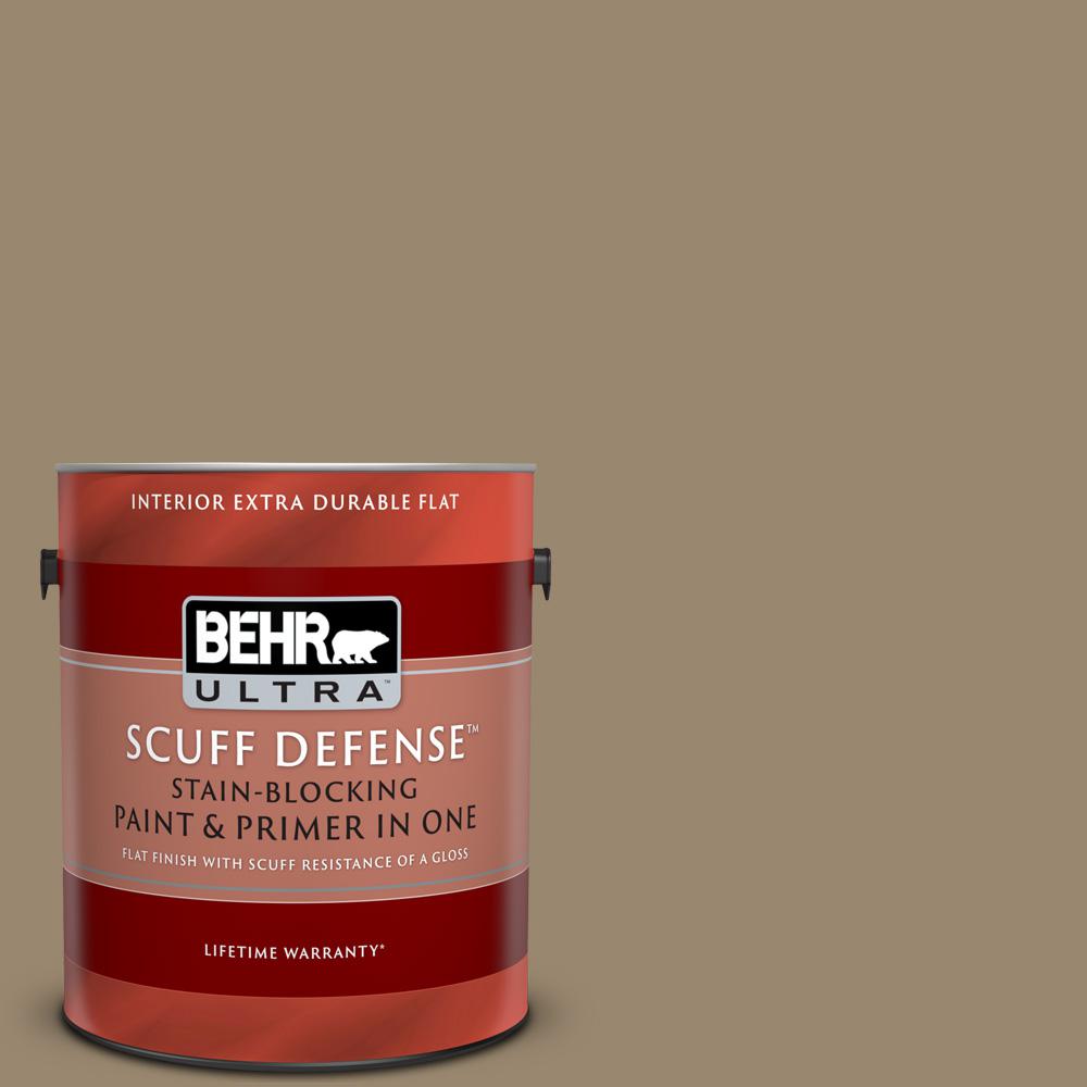 BEHR ULTRA 1 Gal 710D 5 Mississippi Mud Extra Durable Flat Interior