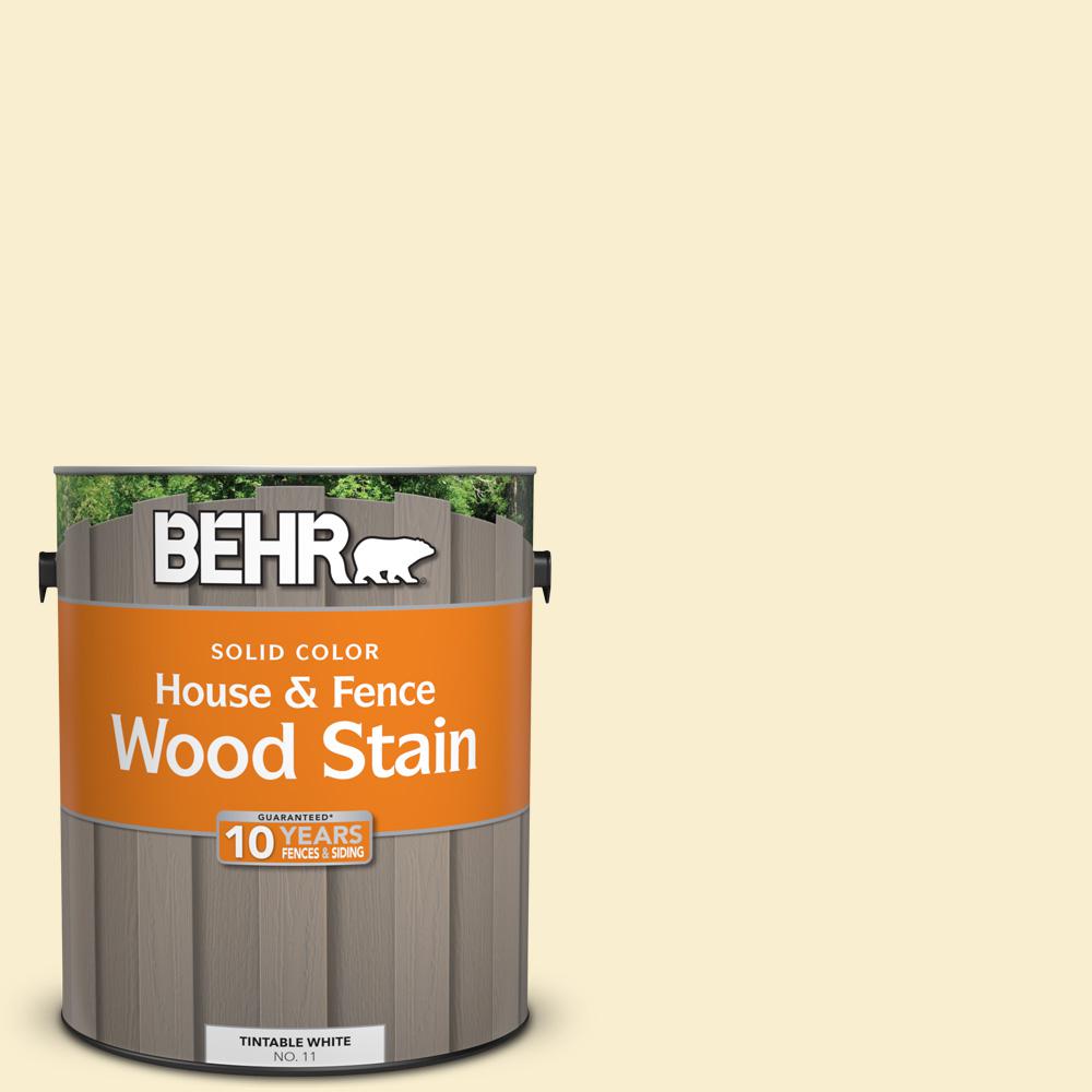 BEHR 1 Gal 360A 2 Morning Sunlight Solid Color House And Fence