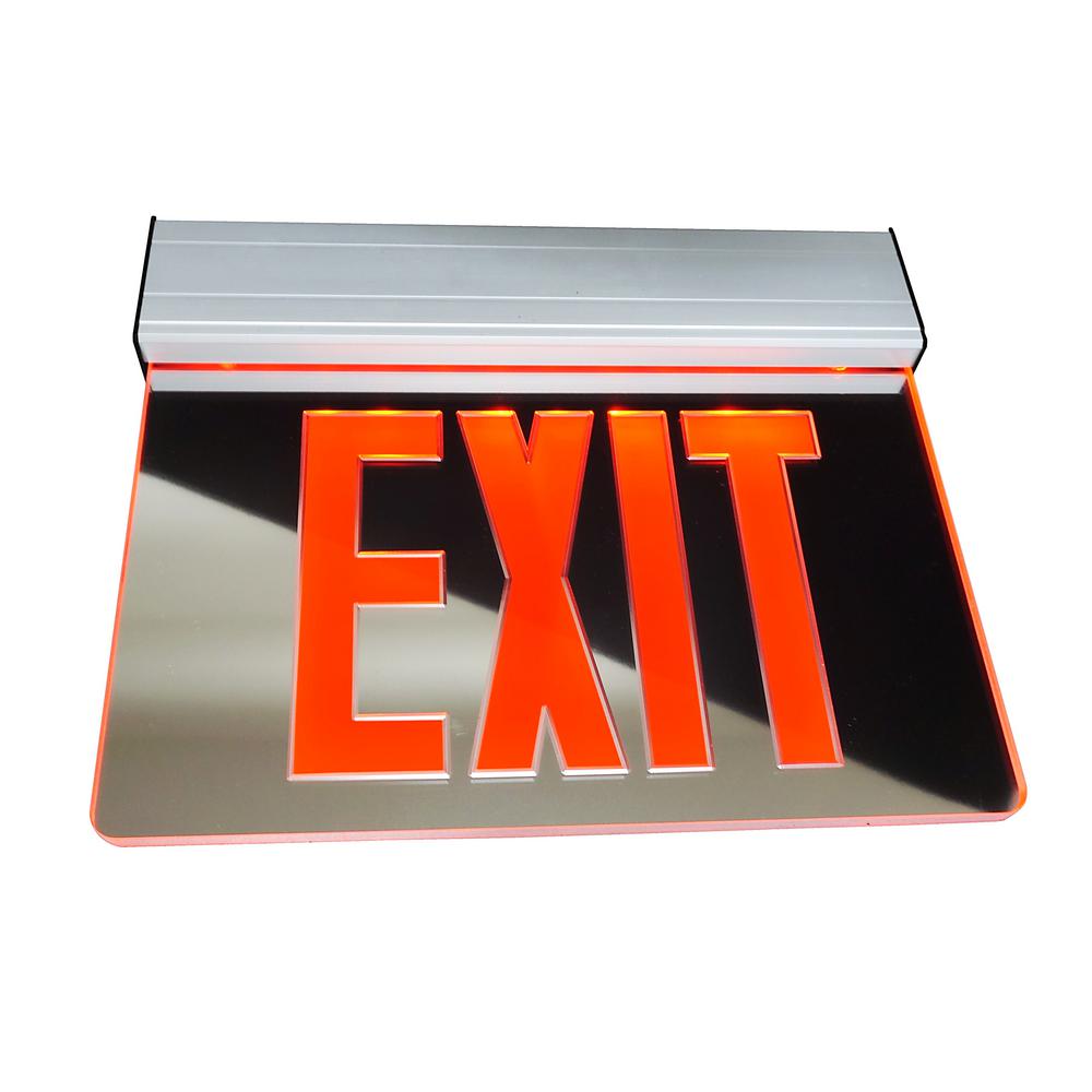 Nicor Led Exl Series Volt Mirrored Integrated Led Emergency Exit