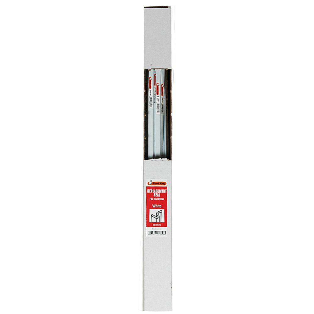 Frost King E O 1 In X 7 Ft White Vinyl Clad Foam Kerf Door Seal