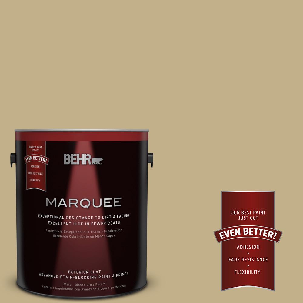 Behr Marquee Gal N Rugged Tan Flat Exterior Paint The