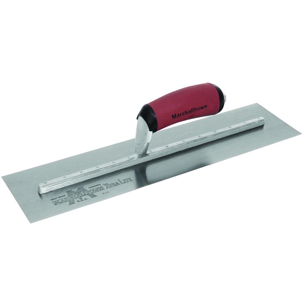 Marshalltown 16 In X 4 In Finishing Trowel Curved Durasoft Handle