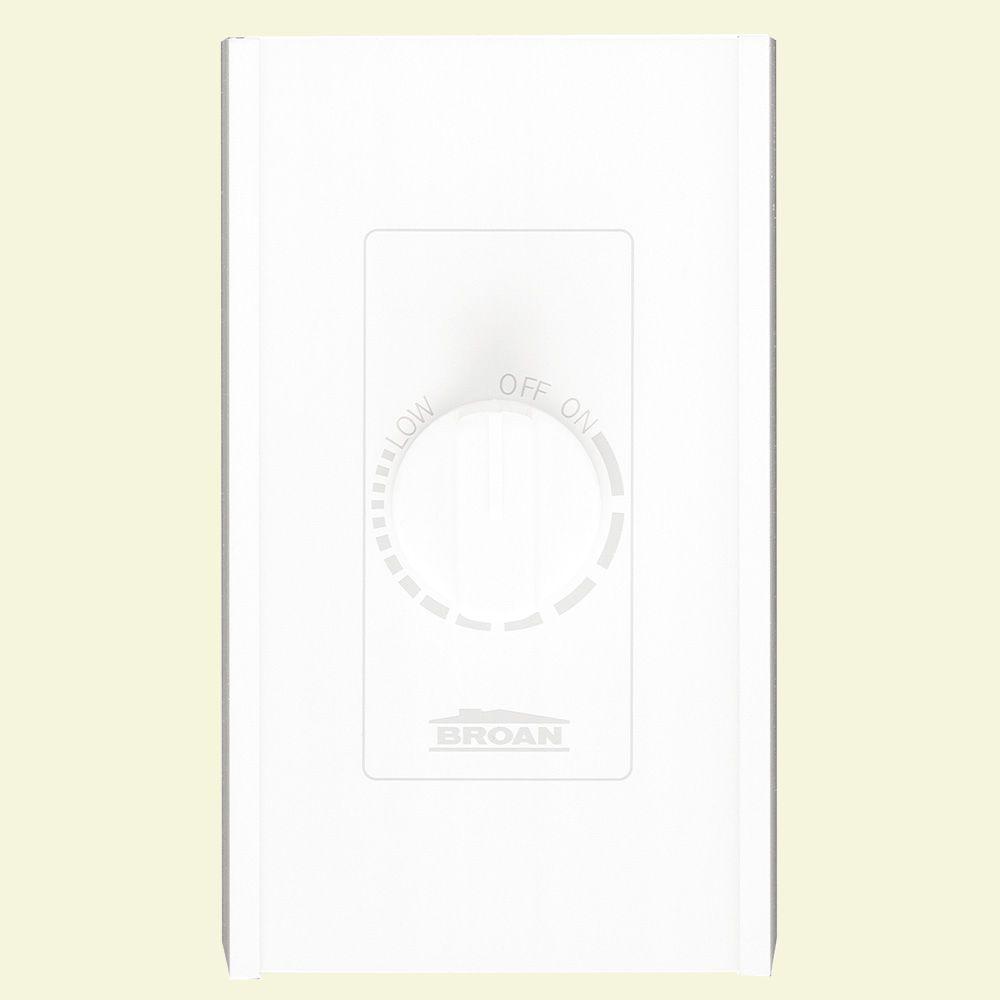 Broan 4 Function Wall Control In White 77dw Befail