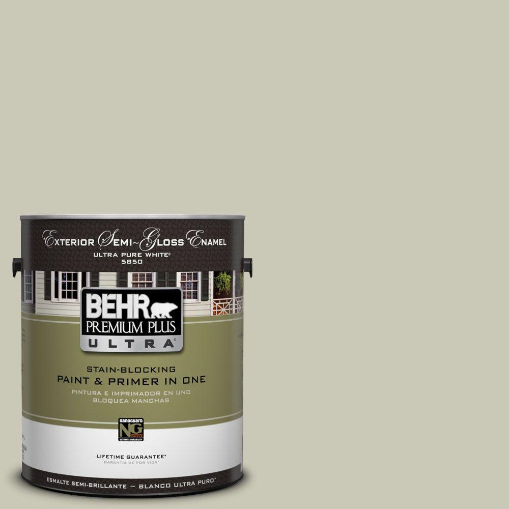 Behr Premium Plus Ultra Gal Ul Ocean Foam Semi Gloss Enamel