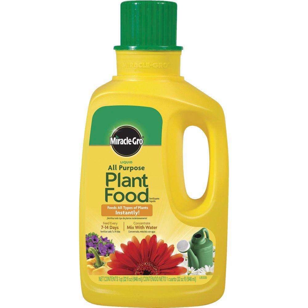 Miracle Gro Liquid All Purpose 32 Oz Plant Food Concentrate 1001501