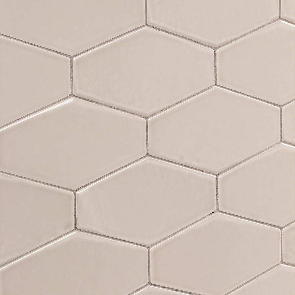 Ivy Hill Tile Birmingham Hexagon Taupe In X In Mm Polished