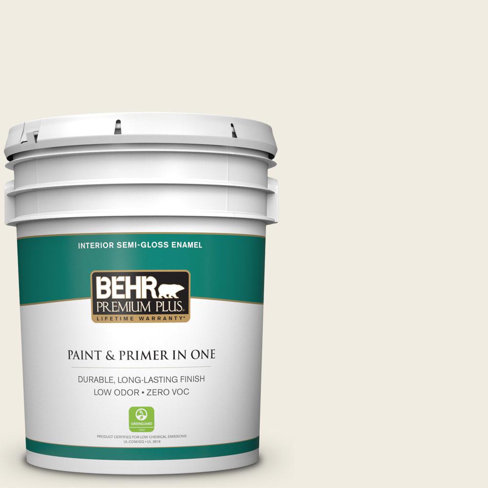 Behr Premium Plus Gal Swiss Coffee Semi Gloss Enamel Zero Voc