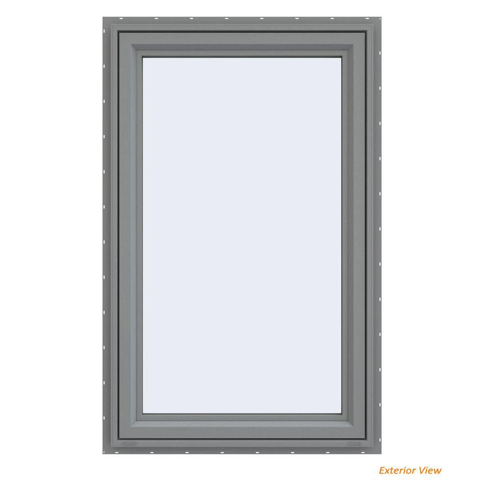 Jeld Wen In X In V Series Gray Painted Vinyl Right