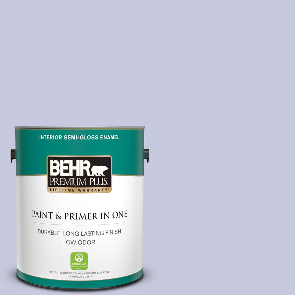 BEHR PREMIUM PLUS 1 Gal 630C 3 Timeless Lilac Semi Gloss Enamel Low