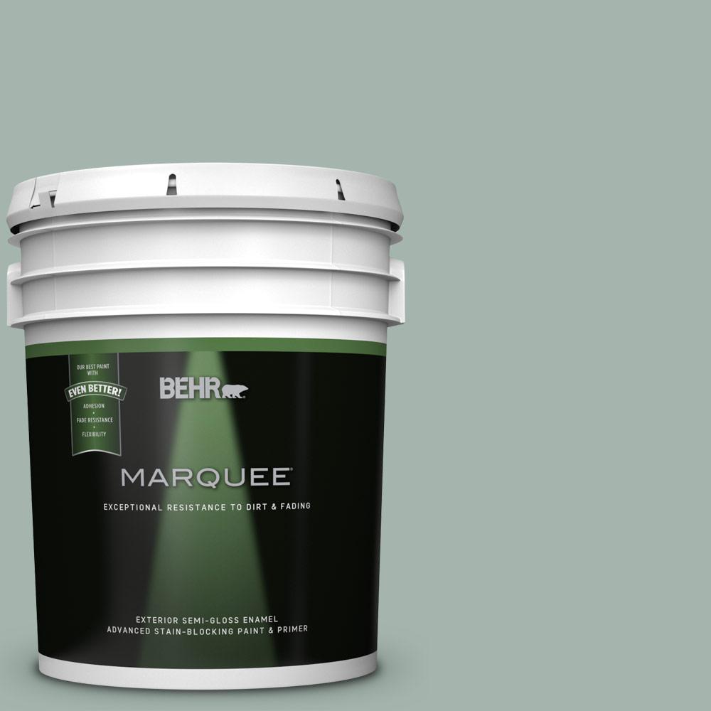 Behr Marquee Gal E Smokey Slate Semi Gloss Enamel Exterior