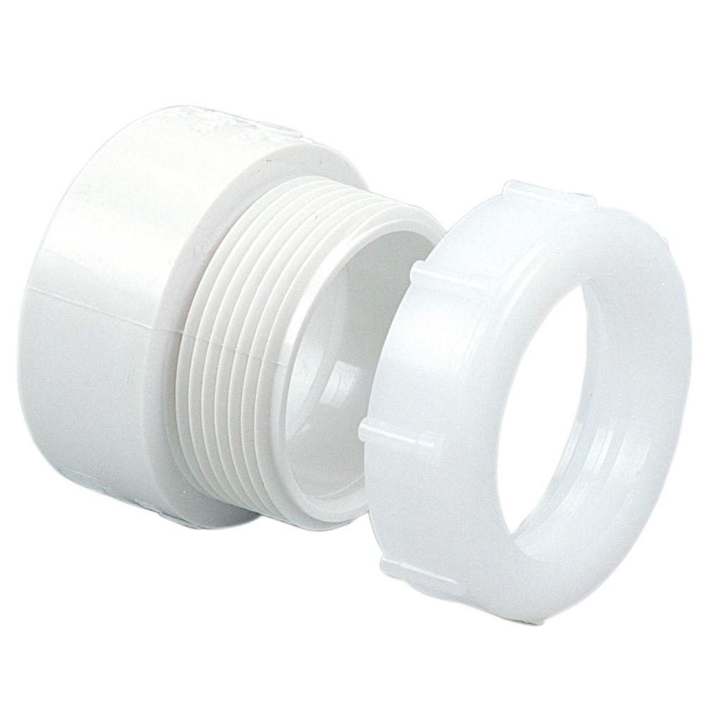 NIBCO In PVC DWV Trap Adapter Fitting C HD The Home Depot