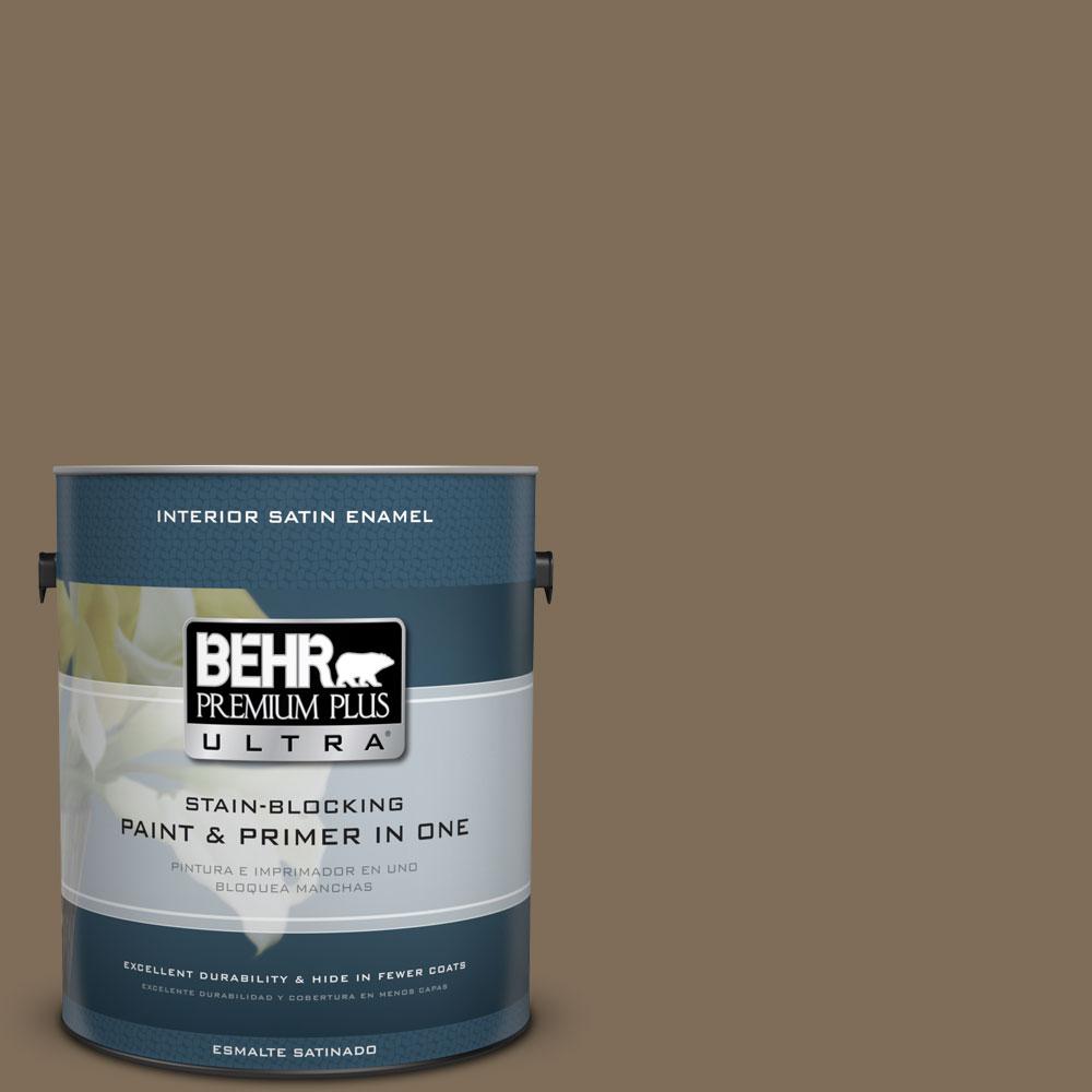 Behr Premium Plus Ultra Gal D Butternut Wood Satin Enamel