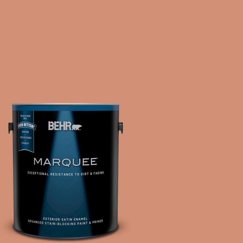 Behr Premium Plus Ultra Gal M Terra Cotta Clay Satin Enamel