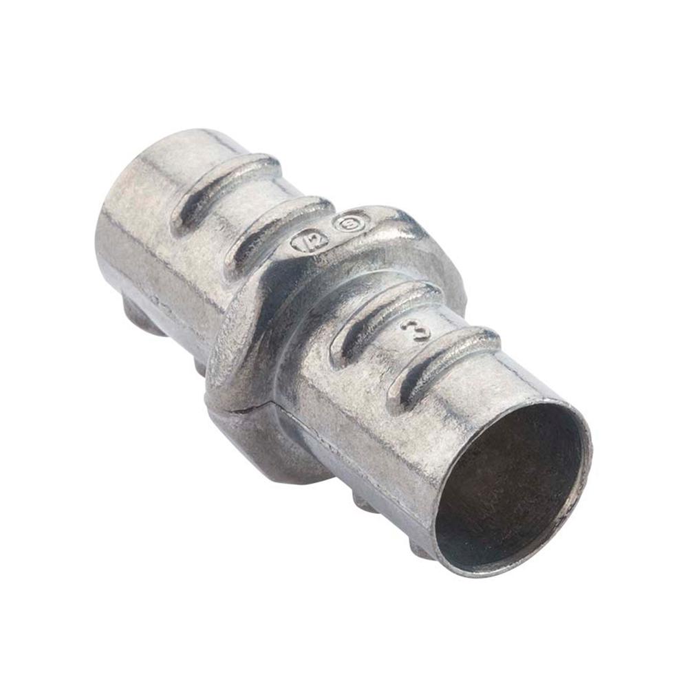 Halex 1 1 4 In Flexible Metal Conduit FMC Screw In Coupling 04512