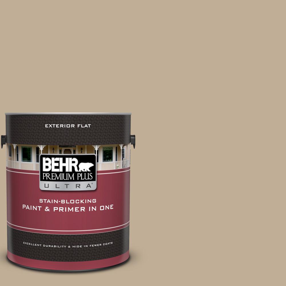 BEHR Premium Plus Ultra 1 Gal UL170 18 Riviera Beach Flat Exterior