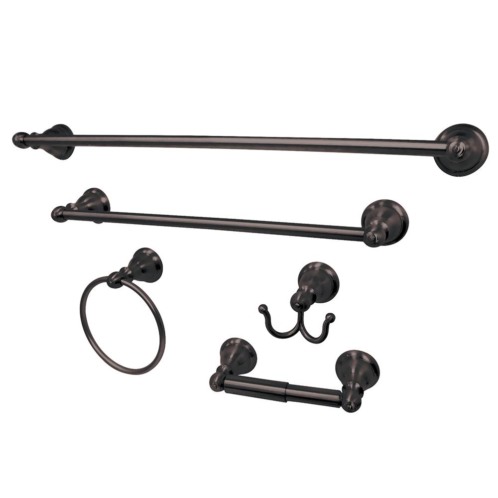 Kingston Br Southwestern 5 Piece Bath Hardware Set In Oil Rubbed Kingston Br Southwestern 5 Piece Bath Hardware Set In Oil Rubbed Bronze Hbahk5112478orb The Home Depot