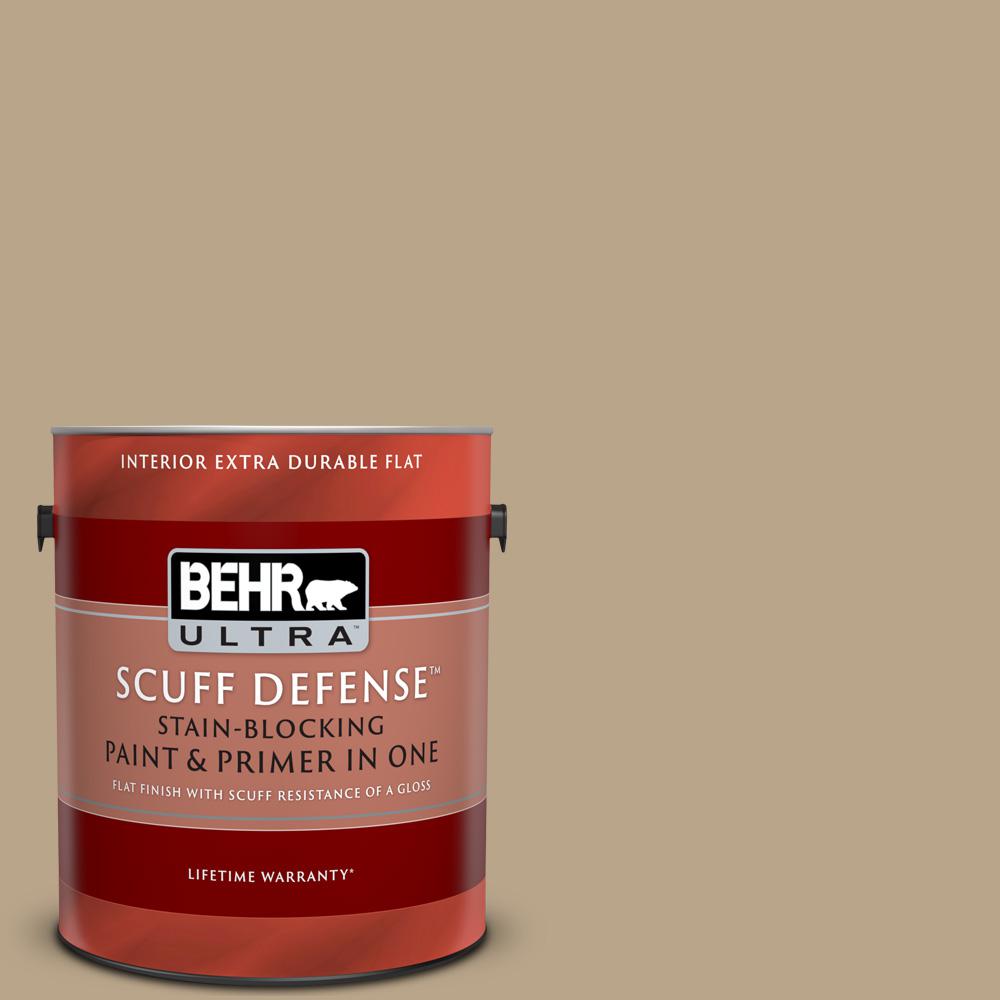 BEHR ULTRA 1 Gal 710D 4 Harvest Brown Extra Durable Flat Interior