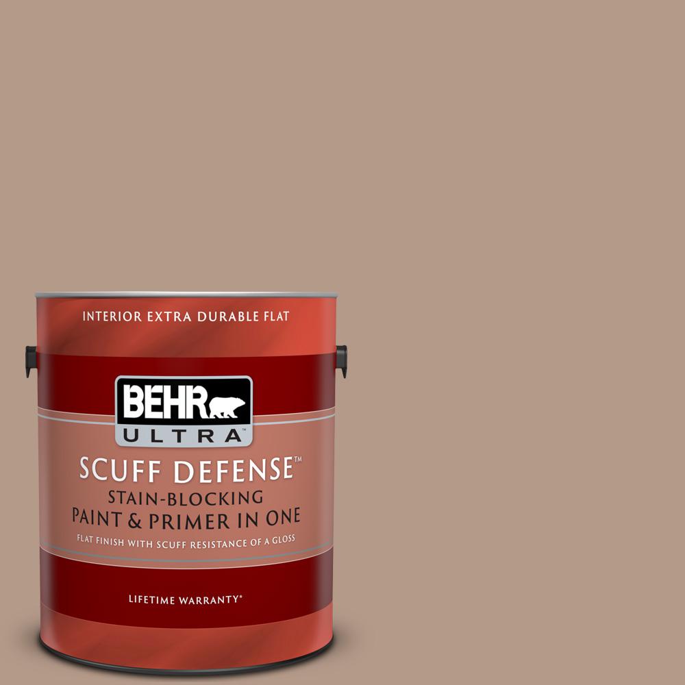 Behr Ultra Scuff Defense Gal Pmd Rich Taupe Extra Durable Flat