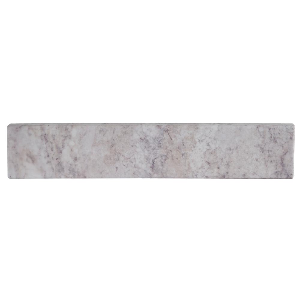 Home Decorators Collection 21.13 in Stone Effects Sidesplash in Cold Fusion