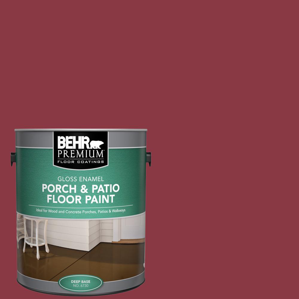 BEHR Premium 1 Gal PPU1 10 Forbidden Red Gloss Enamel Interior