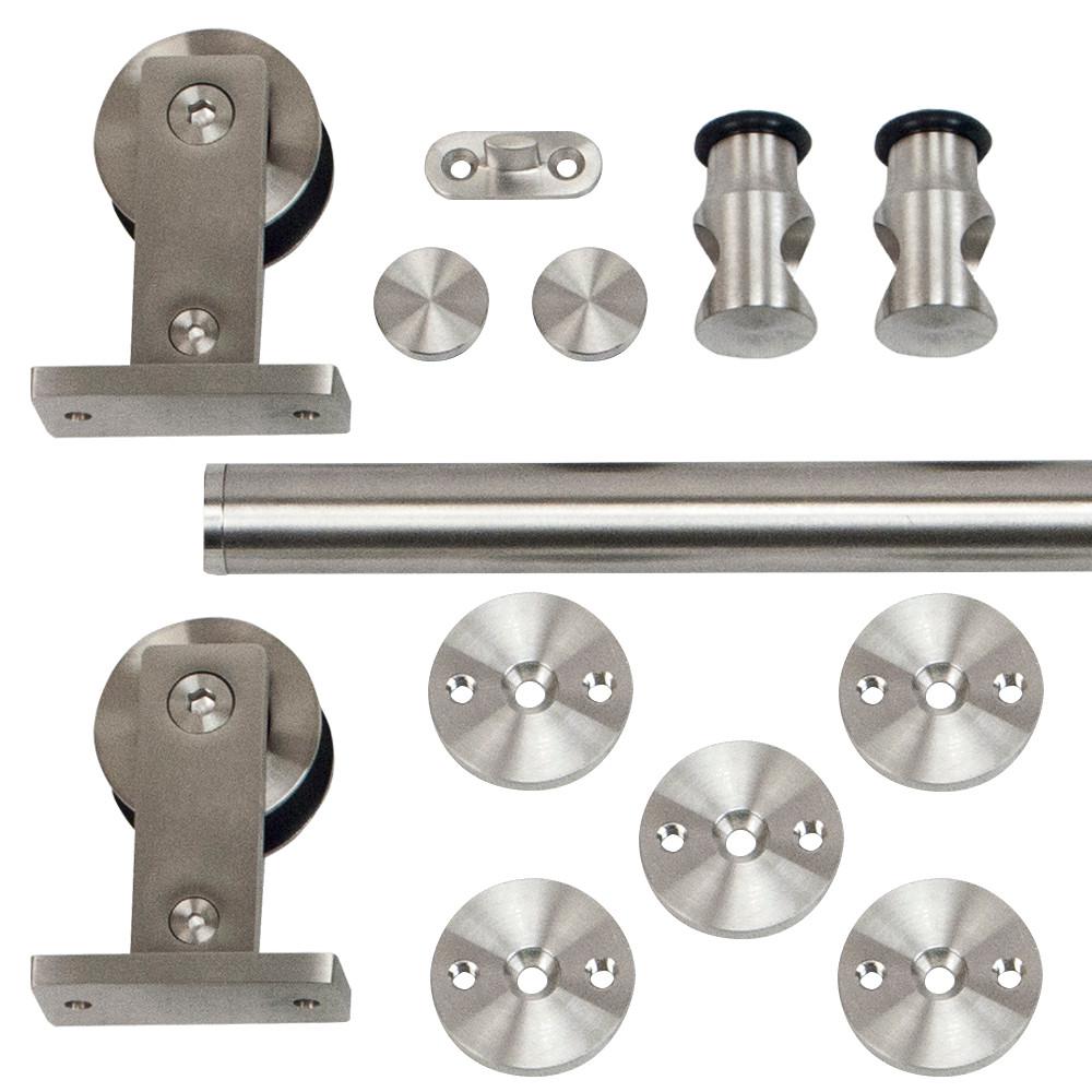 Stainless Glide In Stainless Steel Top Mount Rolling Door Hardware