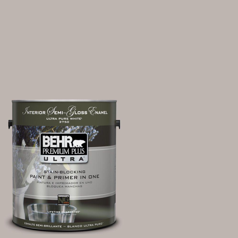 BEHR Premium Plus Ultra 1 Gal UL260 10 Graceful Gray Interior Semi