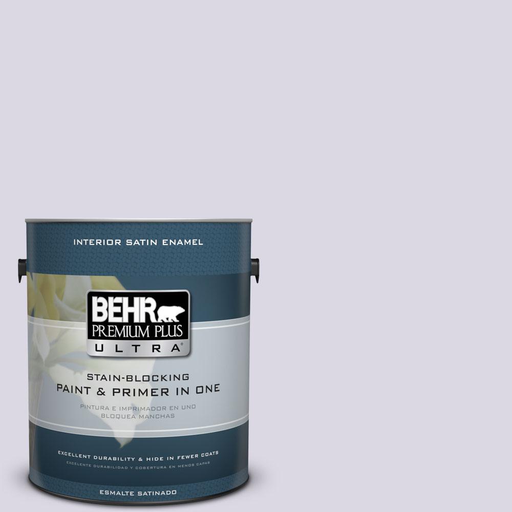 BEHR Premium Plus Ultra 1 Gal S570 1 Misty Lavender Satin Enamel