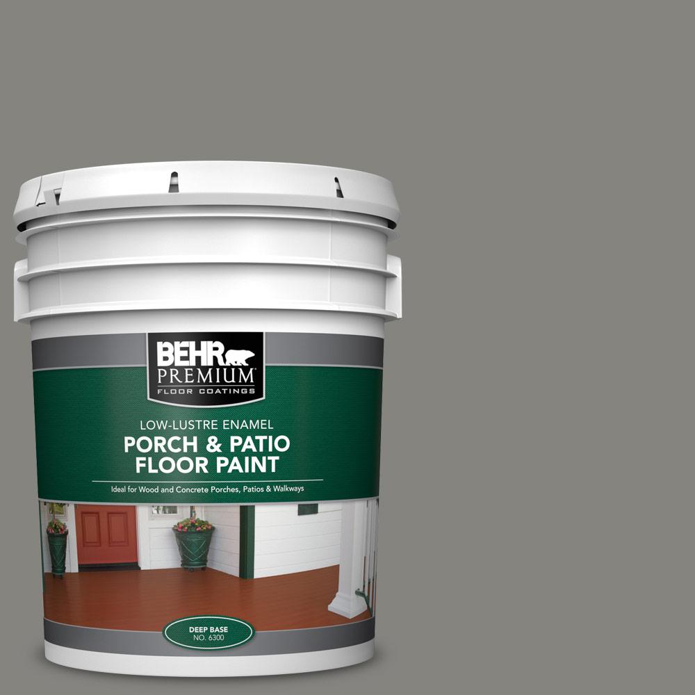 BEHR Premium 5 Gal PPU24 07 Barnwood Gray Low Lustre Interior