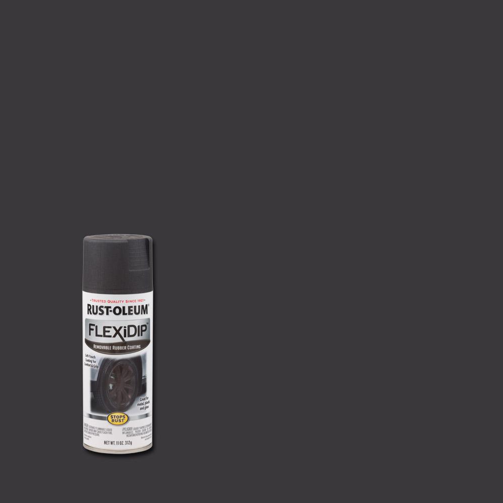 Rust Oleum FlexiDip 11 Oz Graphite Spray Paint 283179 The Home Depot