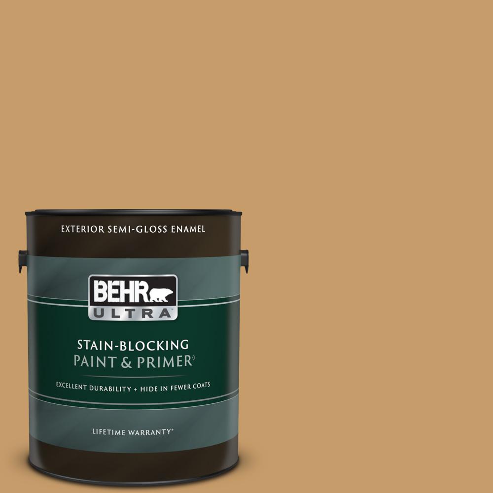 BEHR ULTRA 1 Gal S290 5 Amber Autumn Semi Gloss Enamel Exterior Paint