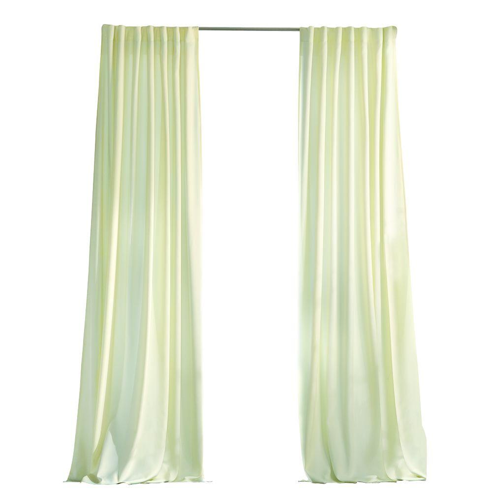 Martha Living Outdoor Room Darkening Window Panel In Cream 54 W X 96 L 1624454 The Home Depot