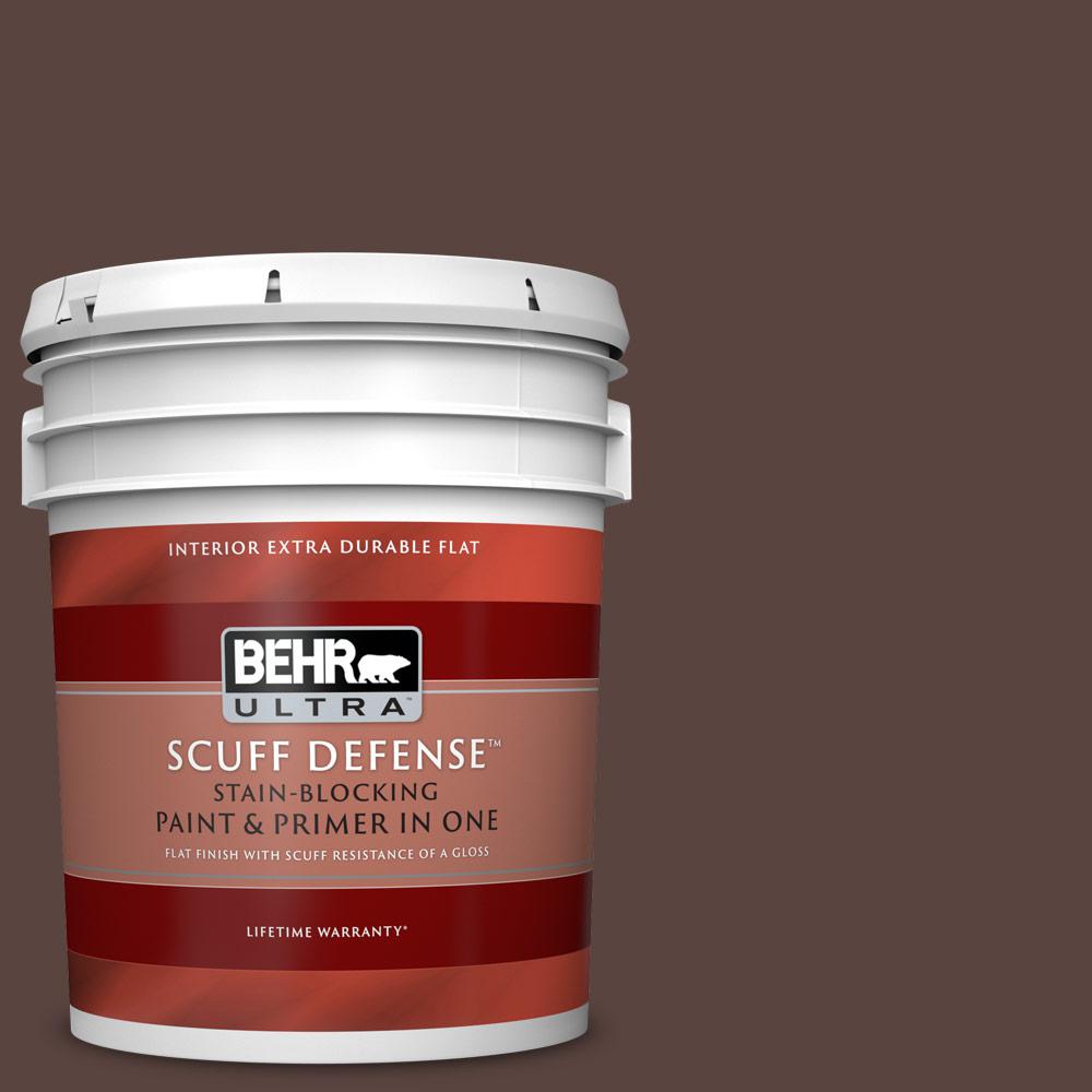 Behr Ultra Gal Mq Chocolate Soul Extra Durable Flat Interior