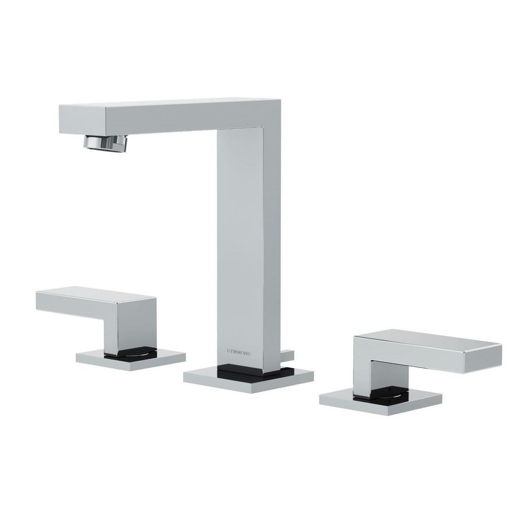 Symmons Duro In Widespread Handle Bathroom Faucet With Lever