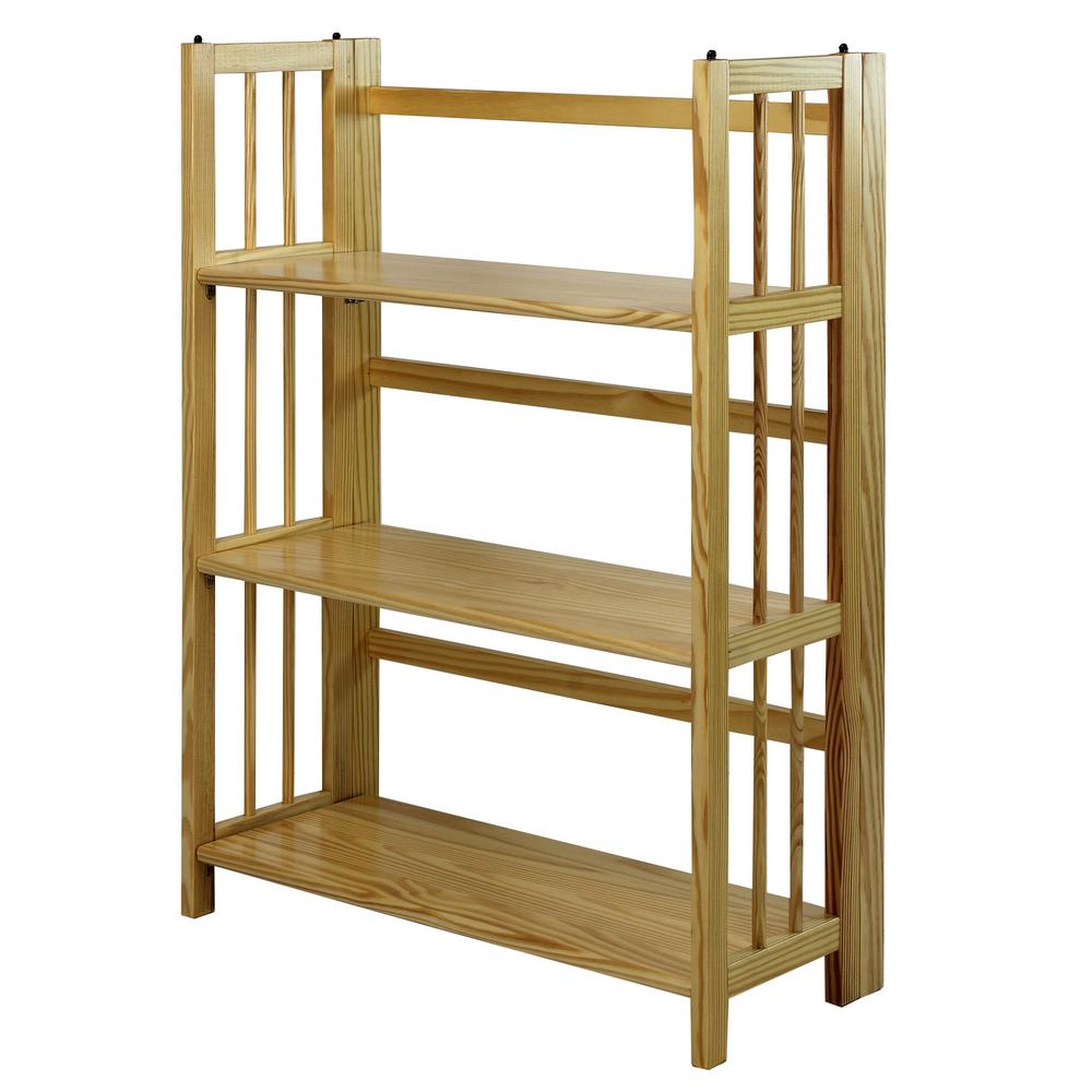 Casual Home Natural Folding Stacking Open Bookcase 330 20 The
