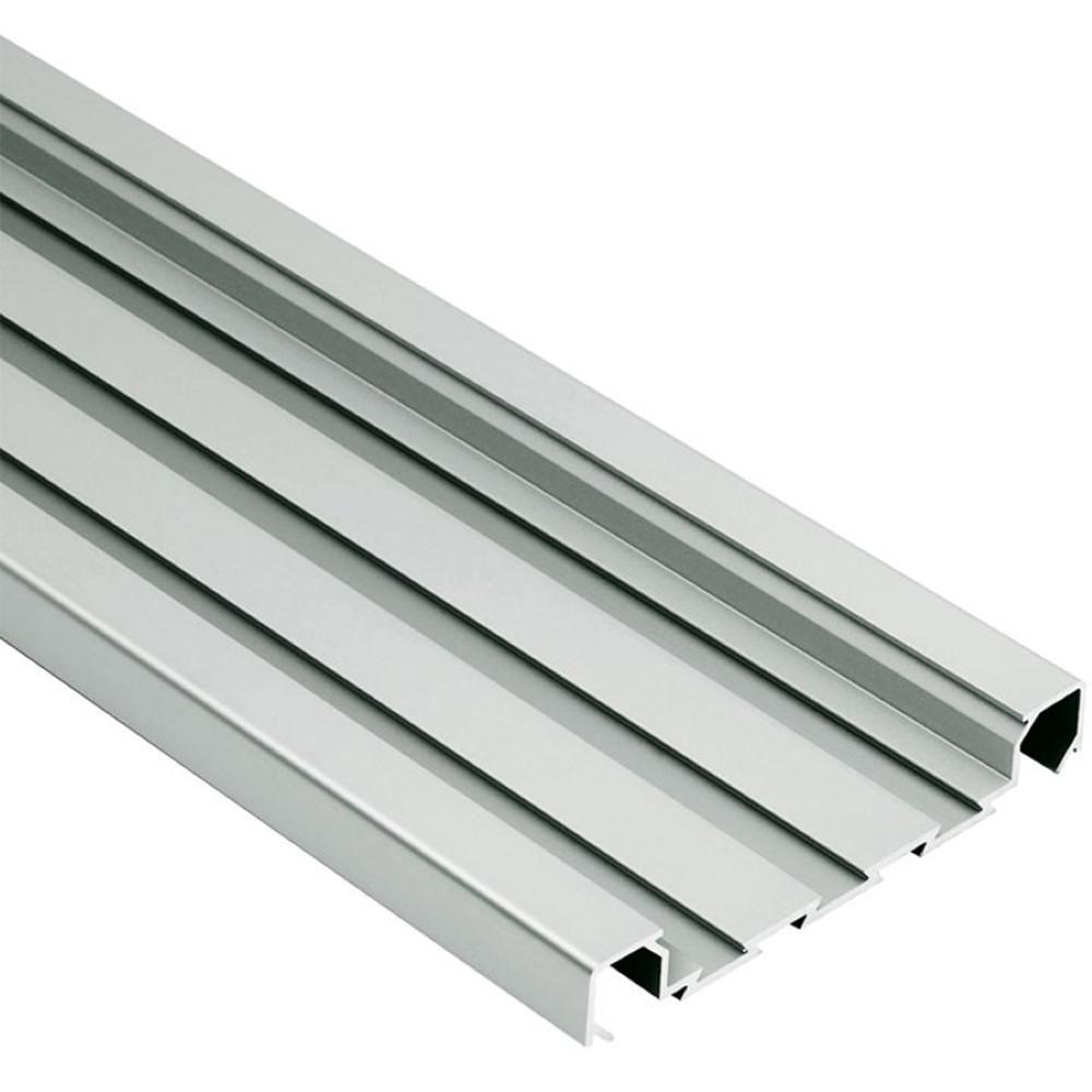 Schluter Quadec FS Satin Anodized Aluminum 5 16 In X 8 Ft 2 1 2 In