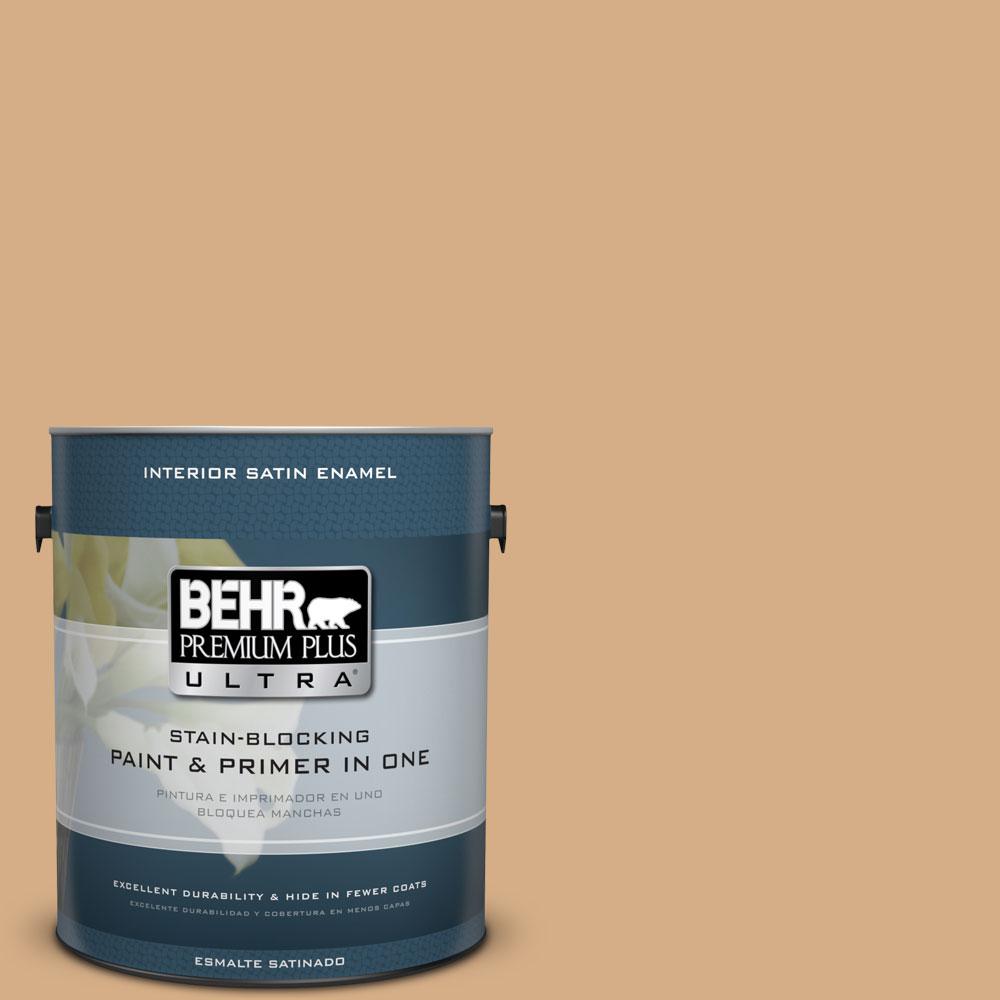 Behr Premium Plus Ultra Gal Bxc Santa Fe Tan Satin Enamel