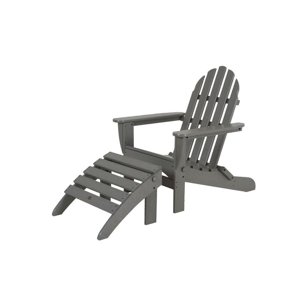 Polywood Adirondack Chairs Pws136 1 Gy 64 1000 