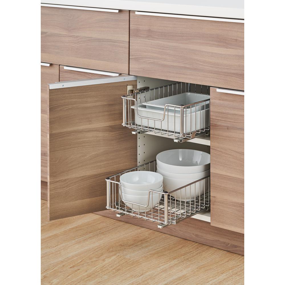 Roll Out Steel Drawers For Kitchen Cabinets