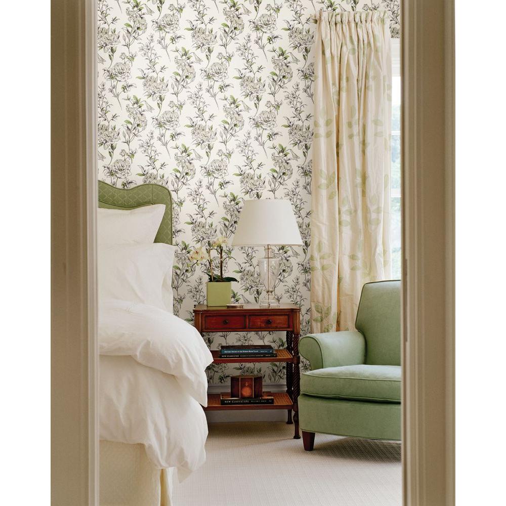 Floral Wallpaper Wallpaper & Borders The Home Depot