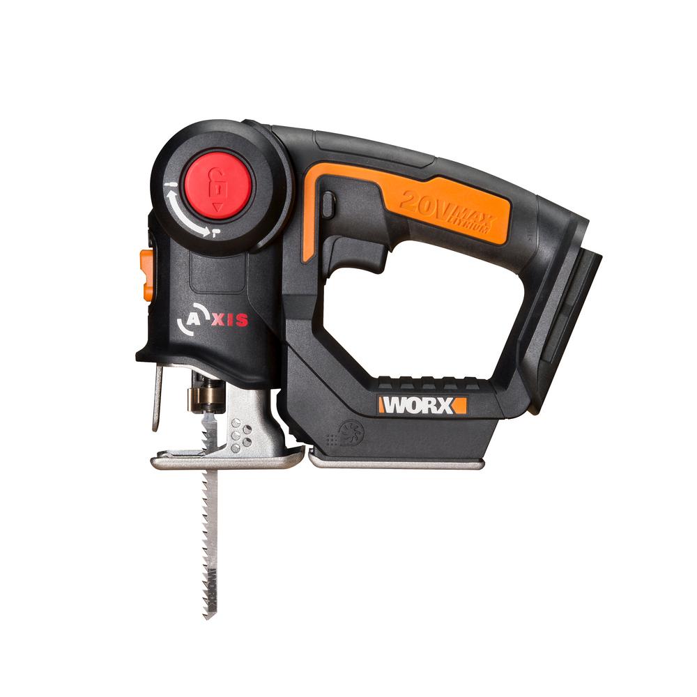 New Worx Wx L V Axis In Reciprocating Saw And Jigsaw With