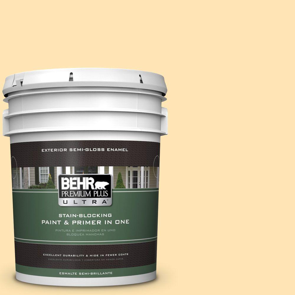 Behr Premium Plus Ultra Gal P Vanilla Ice Cream Semi Gloss