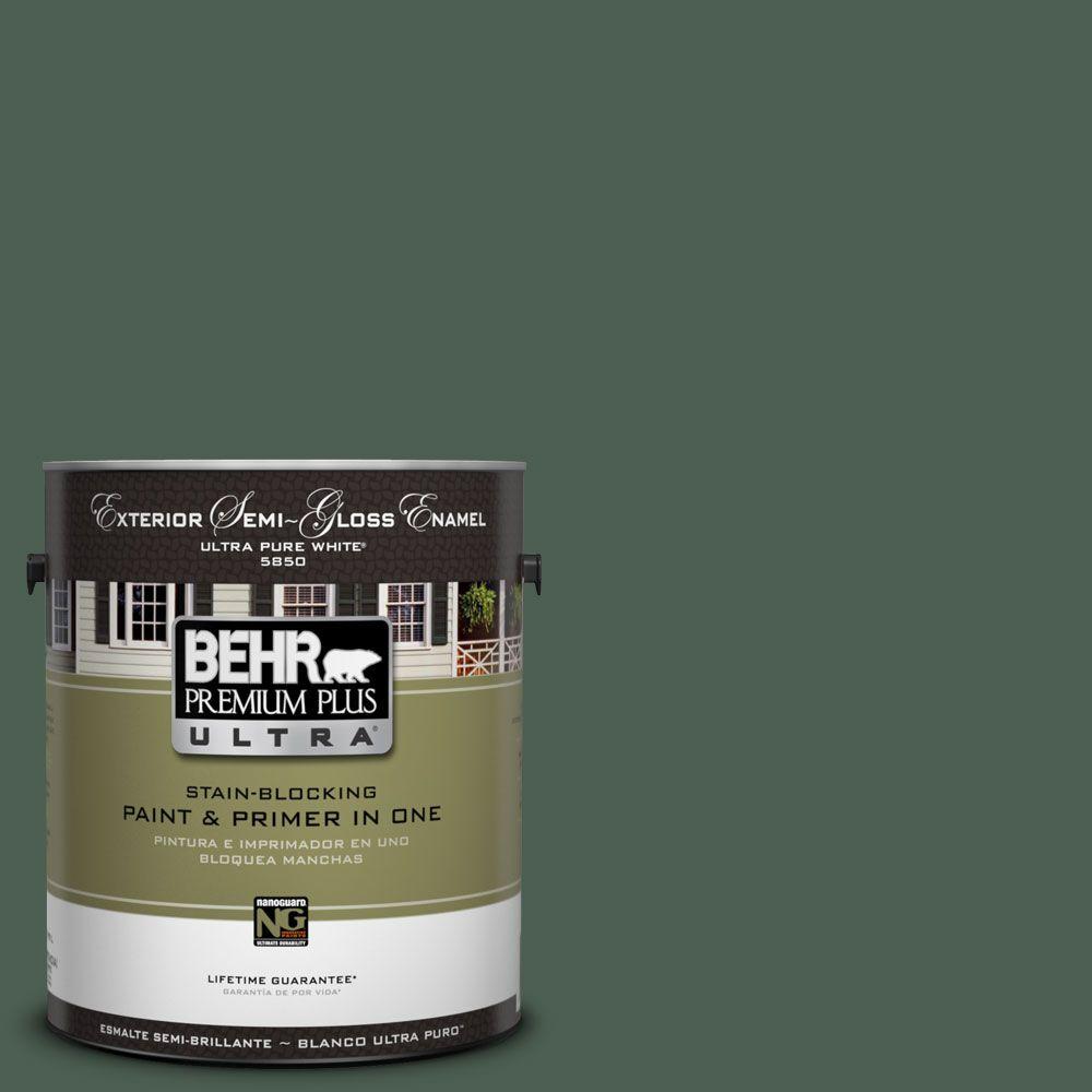 Behr Premium Plus Ultra Gal Ul Congo Semi Gloss Enamel