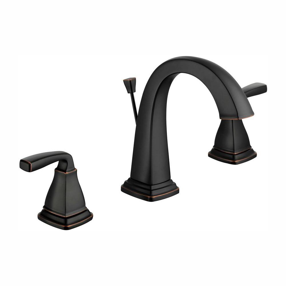 Glacier Bay Mandouri 8 In Widespread 2 Handle Led High Arc