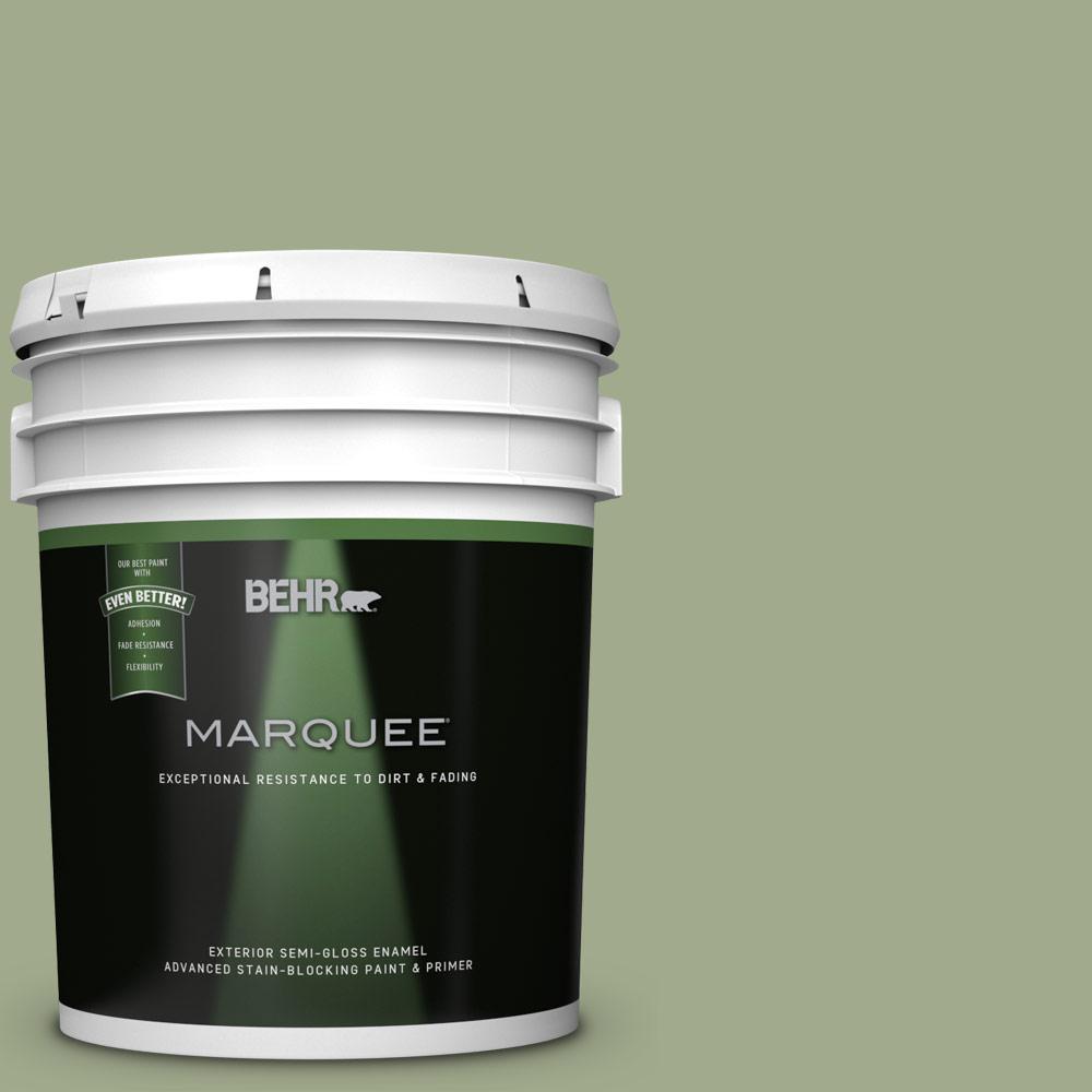 Behr Marquee Gal Pmd Mountain Sage Semi Gloss Enamel Exterior