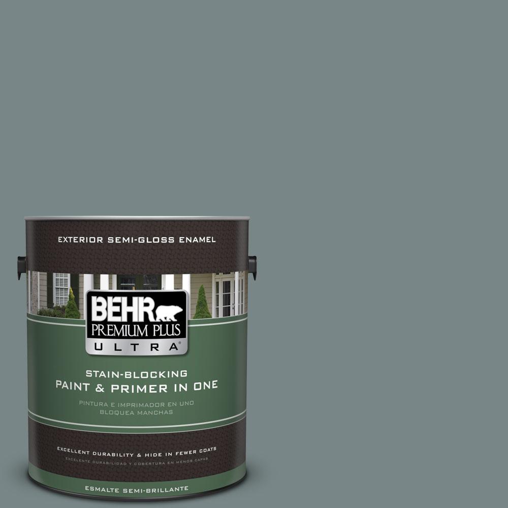 Behr Premium Plus Ultra Gal Ppu Juniper Ash Semi Gloss Enamel