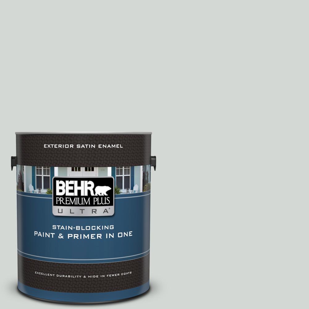 BEHR Premium Plus Ultra 1 Gal PPU25 13 Misty Coast Satin Enamel